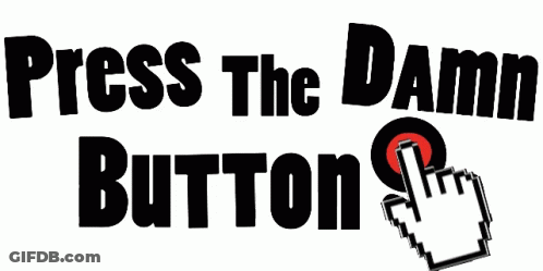 A Cartoon Of A Hand Pressing A Button That Says " Tap Here " GIF