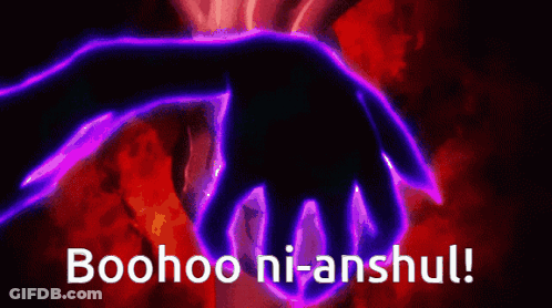 A Cartoon Of A Heart With The Words Boohoo Ni-Anshul On It GIF