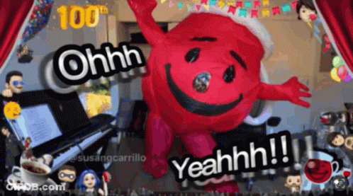 A Cartoon Of A Kid 'S Club Mascot Says Ohhh Yeahh GIF