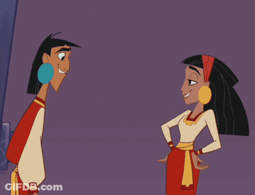 A Cartoon Of A Man And A Woman Dancing GIF