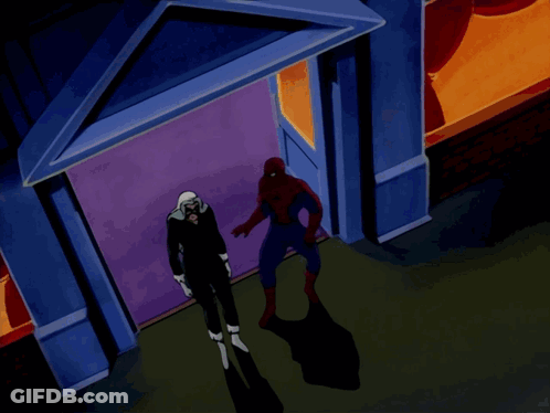 A Cartoon Of A Man And A Woman Hugging Each Other GIF