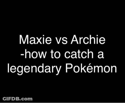 A Cartoon Of A Man Giving A Presentation With The Words " So Well Use Science Or Something To Catch Groudon " On The Top GIF