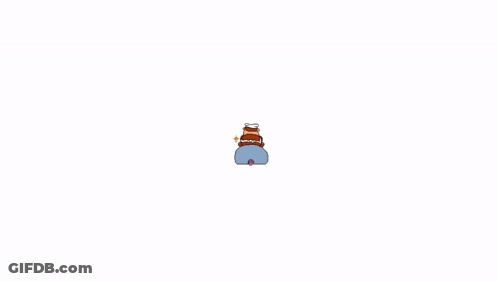 A Cartoon Of A Man Giving A Thumbs Up Next To A Bear And A Super Logo GIF