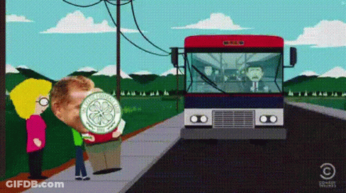 A Cartoon Of A Man Holding A Celtic Badge GIF