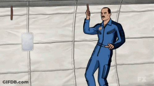 A Cartoon Of A Man Holding A Gun And Another Man Laying On The Ground With Fx Written On The Bottom GIF
