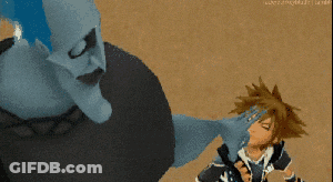 A Cartoon Of A Man Holding Another Man With The Words Gtfo Below Him GIF