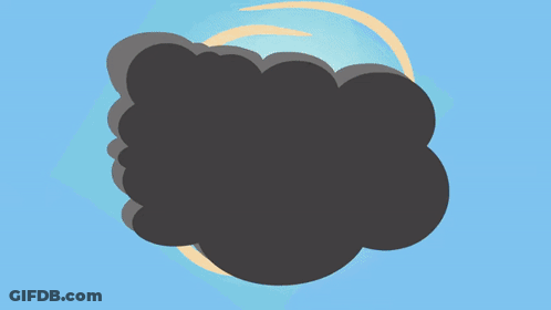 A Cartoon Of A Man In A Cowboy Hat Sitting In A Chair In The Rain GIF