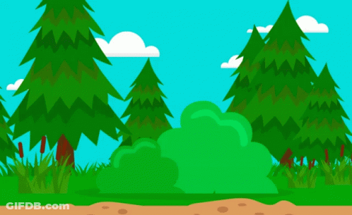 A Cartoon Of A Man In A Hat Looking Through Binoculars GIF