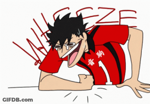 A Cartoon Of A Man In A Red Shirt With The Number 1 On His Chest GIF