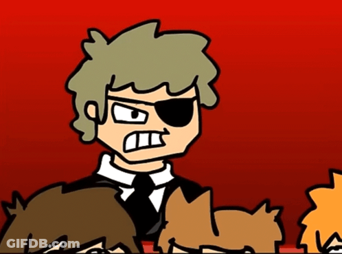 A Cartoon Of A Man In A Suit And Tie GIF