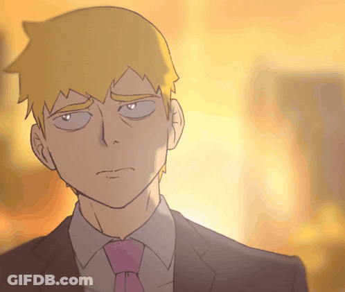 A Cartoon Of A Man In A Suit And Tie With A Sad Look On His Face GIF