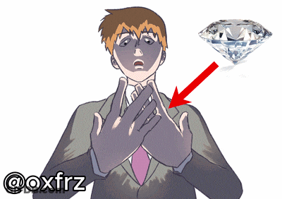 A Cartoon Of A Man In A Suit And Tie With The Hashtag @Oxfrz Below Him GIF