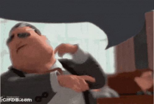 A Cartoon Of A Man In A Suit And Tie With The Word Movieclips On The Bottom GIF