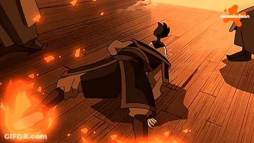A Cartoon Of A Man Laying On The Ground With A Nickelodeon Logo In The Background GIF