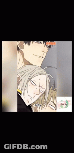 A Cartoon Of A Man Laying On Top Of Another Man GIF