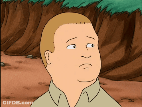 A Cartoon Of A Man Making A Sad Face GIF