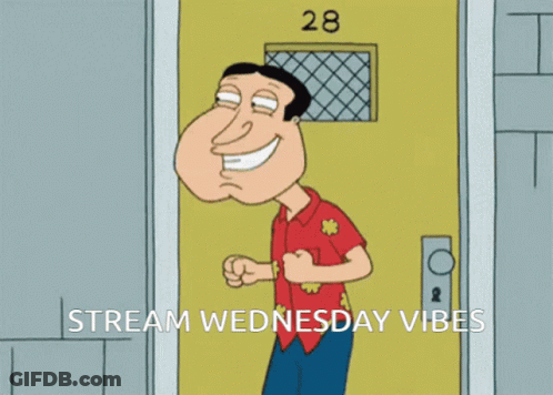 A Cartoon Of A Man Standing In Front Of A Door That Says 28 On It GIF