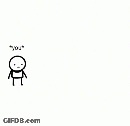 A Cartoon Of A Man Standing Next To A Box And A Rabbit . GIF