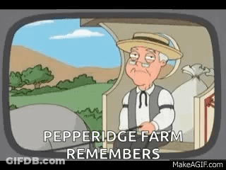A Cartoon Of A Man Wearing A Hat And Vest Is Standing In Front Of A Television Screen . GIF
