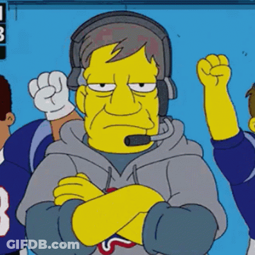 A Cartoon Of A Man Wearing A Headset And A Number 3 Jersey GIF