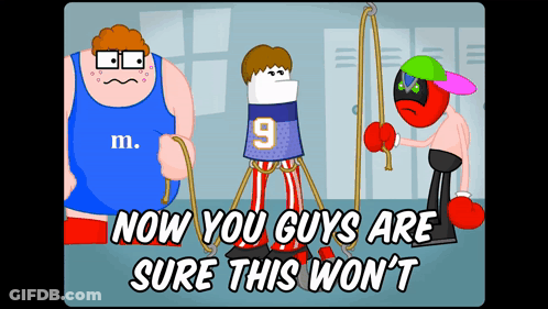 A Cartoon Of A Man Wearing A Number 9 Jersey GIF