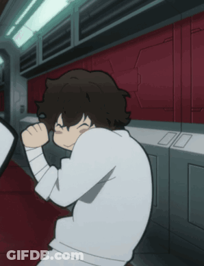 Cartoon Man With Bandage Covering Face GIF