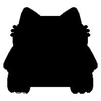 A Cartoon Of A Man With A Beard And A Cat 'S Head GIF