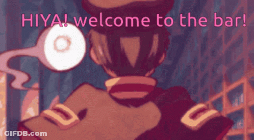 A Cartoon Of A Man With A Briefcase Says Hiya Welcome To The Bank GIF