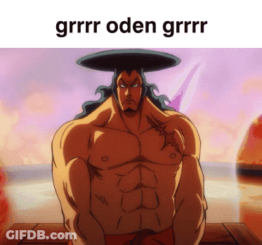 A Cartoon Of A Man With A Hat On His Head And The Words Grrr Oden Grrr GIF