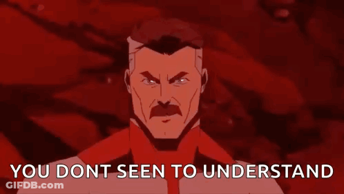 A Cartoon Of A Man With A Mustache Says `` You Dont Seem To Understand '' . GIF