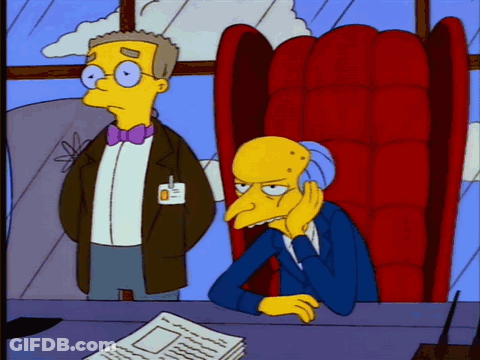 A Cartoon Of A Man With A Name Tag That Says 0 GIF