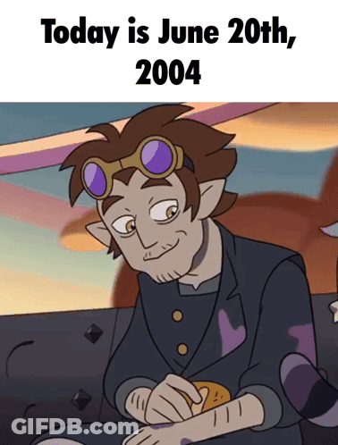 Cartoon Man With Purple Goggles June 20 2004 GIF