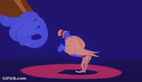 A Cartoon Of A Man With A Ring Around His Neck GIF