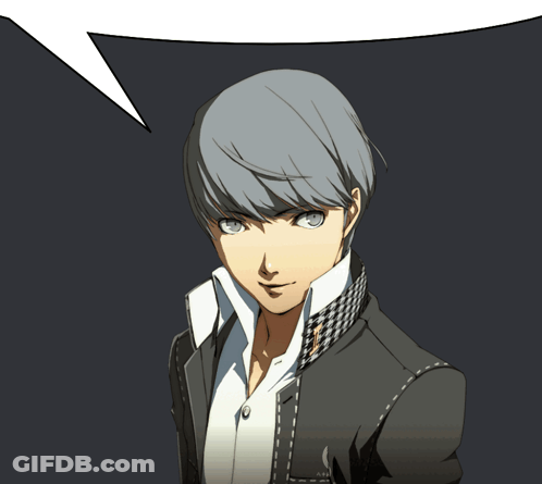 A Cartoon Of A Man With A Speech Bubble Above Him GIF