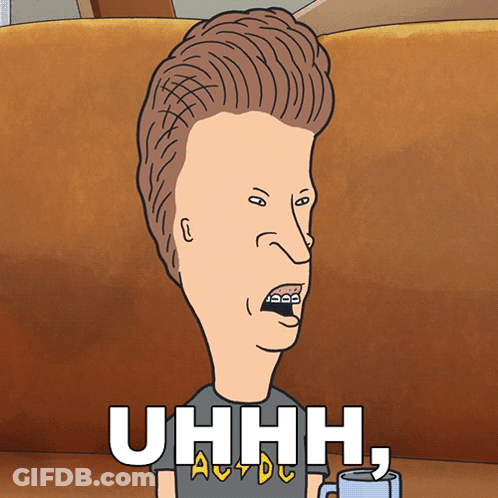 A Cartoon Of A Man With Braces And The Word Uhhh GIF