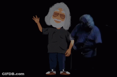A Cartoon Of A Man With Glasses And A Beard Is Surrounded By Numbers GIF