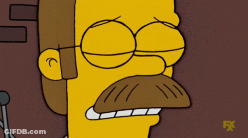 A Cartoon Of A Man With Glasses And A Mustache With Fx On The Bottom Right GIF