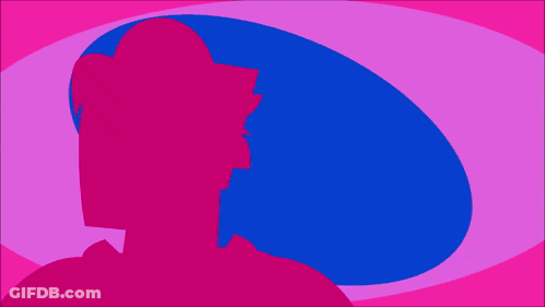 A Cartoon Of A Man With His Mouth Open GIF