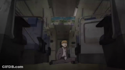 A Cartoon Of A Man With His Mouth Open GIF