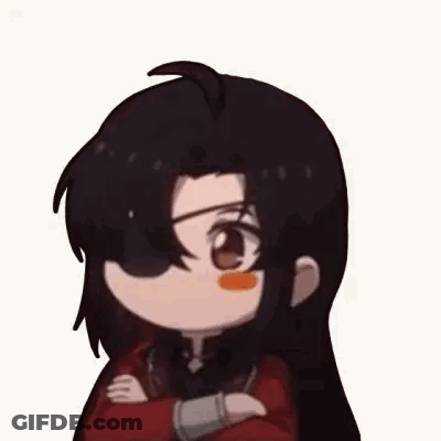 A Cartoon Of A Man With Long Hair And Glasses Is Praying With His Hands Folded . GIF