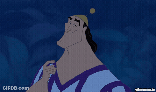 A Cartoon Of A Man With The Words It 'S All Falling Apart GIF