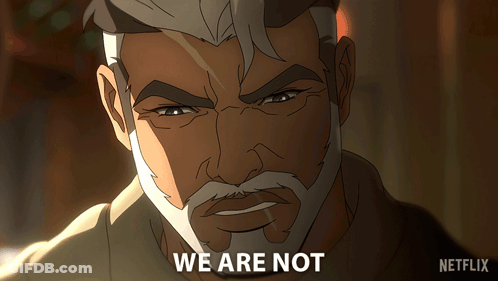 A Cartoon Of A Man With The Words Kindred Spirits After All Written Below Him GIF