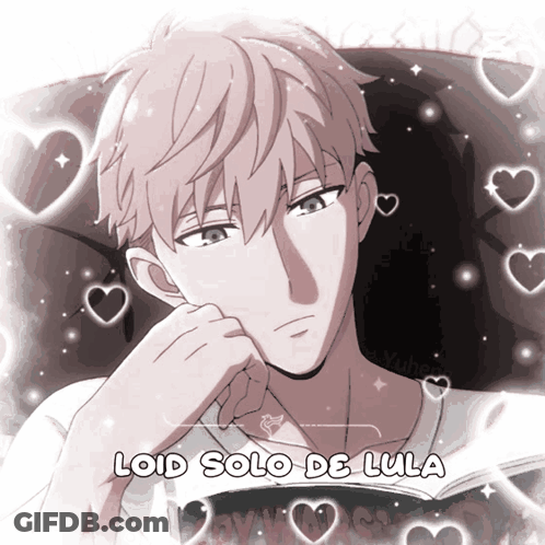 A Cartoon Of A Man With The Words Loid Solo De Lula Written Below Him GIF