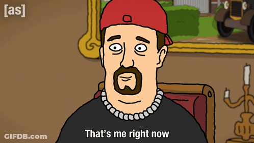 A Cartoon Of A Man With The Words That 'S Me Right Now On The Bottom GIF