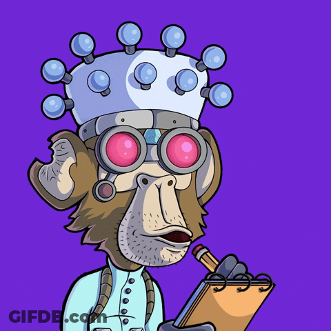 A Cartoon Of A Monkey With A Crown On His Head GIF