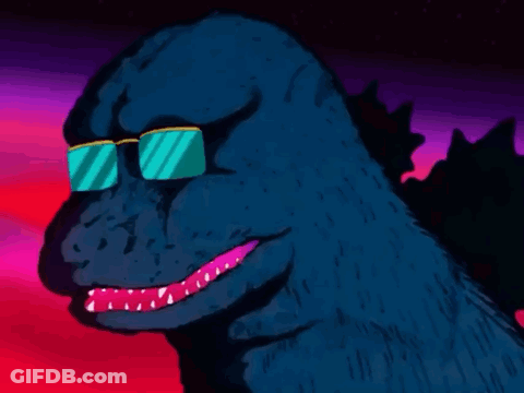 A Cartoon Of A Monster Wearing Sunglasses Says That Wasn 'T Very Cash Money Of You . GIF