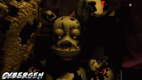 A Cartoon Of A Monster With The Words Cybergen On The Bottom Right GIF