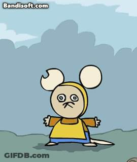 A Cartoon Of A Mouse With The Website Bandisoft.com In The Corner GIF