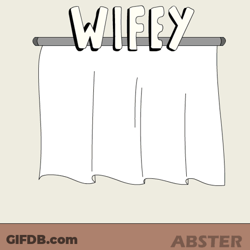 A Cartoon Of A Penguin Holding A Diamond Ring With The Word Wifey Above It GIF