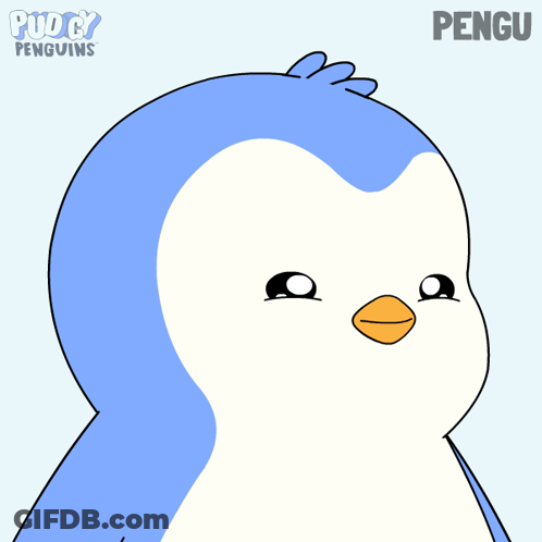 A Cartoon Of A Penguin Named Pengu GIF